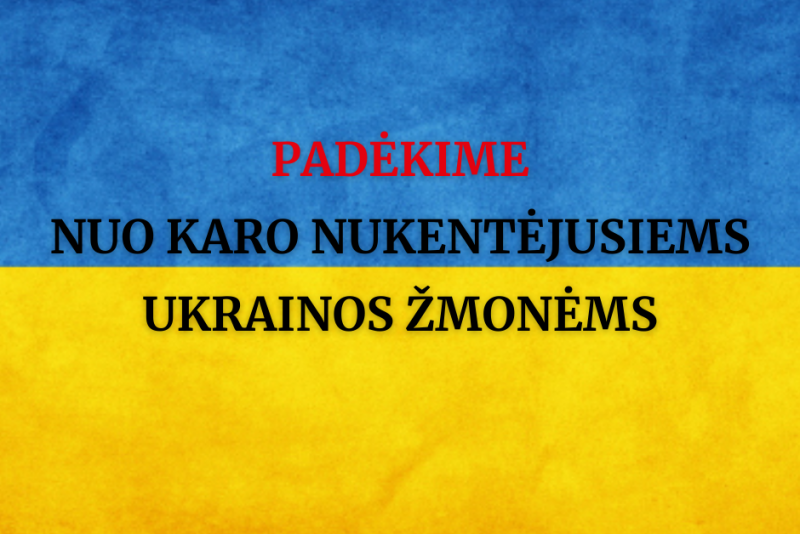 Nevyriausybinės organizacijos vienija jėgas rinkdami paramą ir savanorių būrius pagalbai ukrainiečiams
