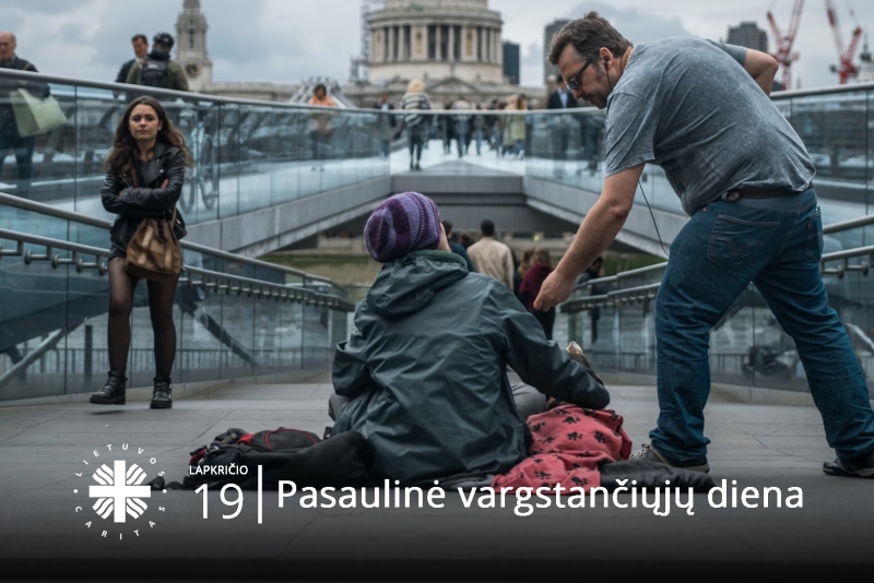 Popiežius žinia Vargstančiųjų dienai „Nenusuk savo veido nė nuo vieno vargšo“
