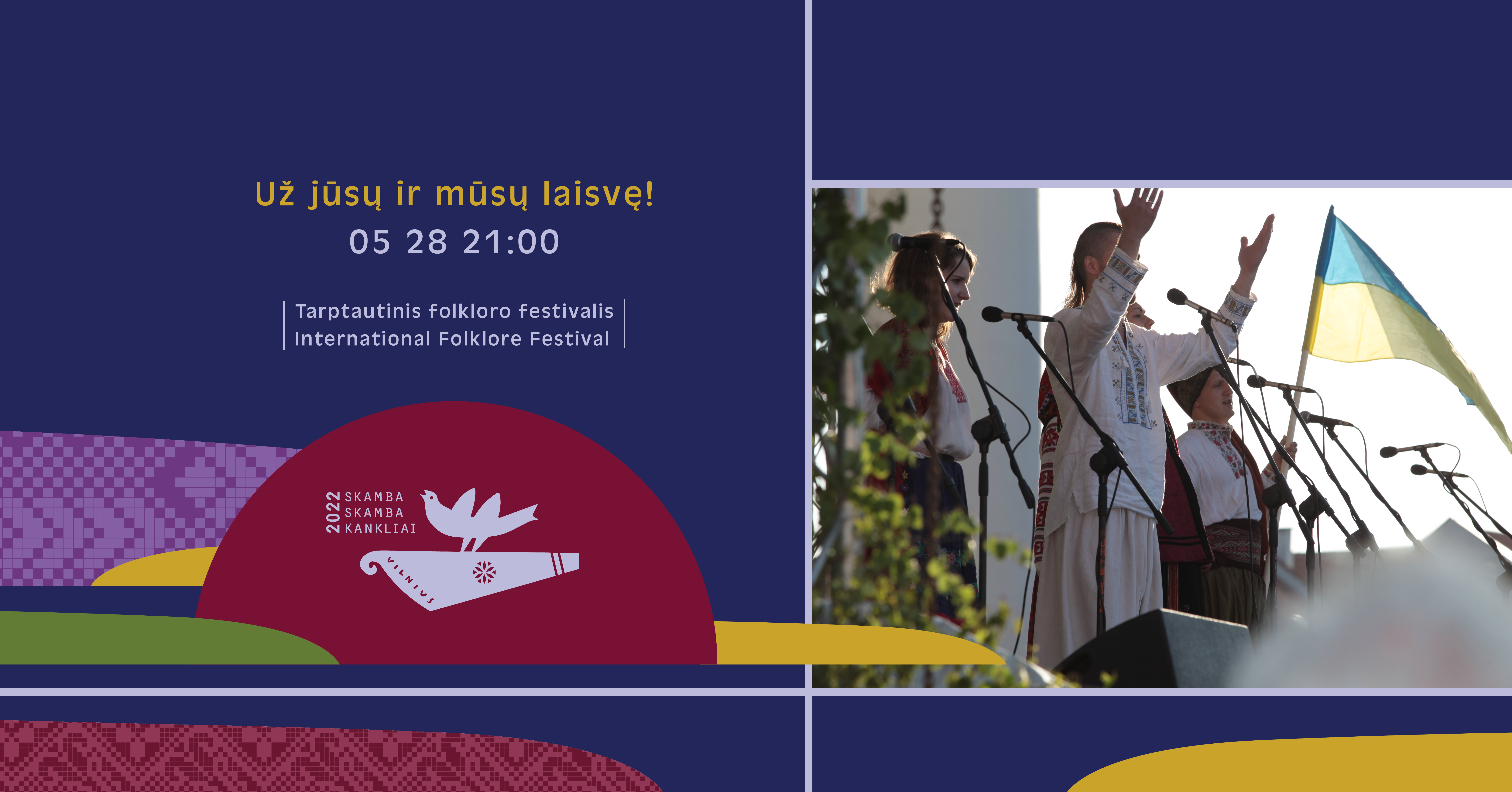 Festivalis „Skamba skamba kankliai“ ir Lietuvos Caritas palaiko Ukrainą