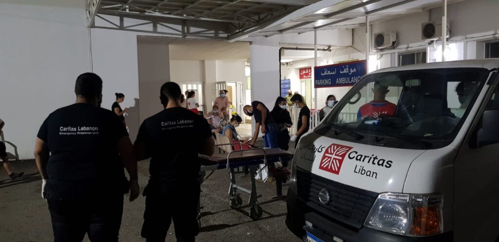 Sprogimas Beirute: Caritas atsakas