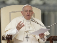 Popiežius: esame palaiminti, kai dalijamės tuo, ką turime